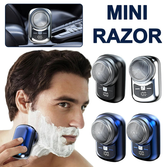 Electric Travel Shaver For Men Pocket Size Portable Travel Car Home Razor Rechargeable Cordless Shave Face Beard Razor Hot Sale