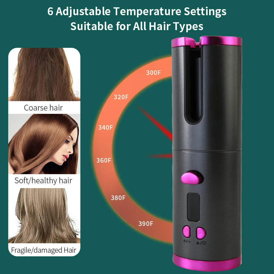 Automatic Hair Curler Rotating Hair Curler Air Rotating Wand Styling Hair Curler Magic Hair Curler Automatic Hair