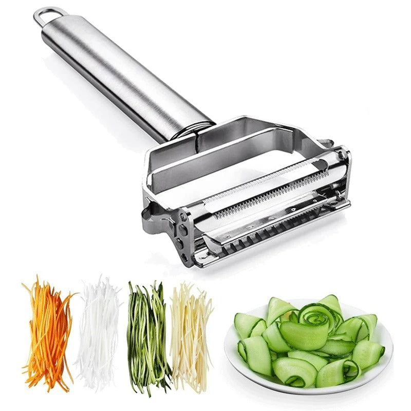 Multifunction peeler double blades kitchen peeling tools for fruit potatoes portable vegetable cutter grid plate for the kitchen