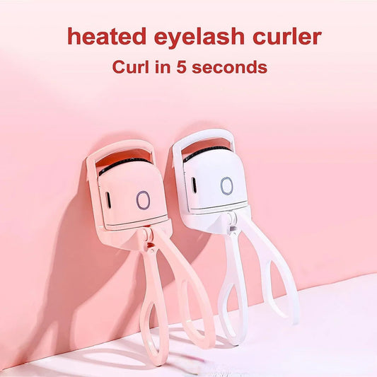Fashion Electric Eyelash Curler USB Charging Model Fast Heating Portable Fast Shaping and Long Lasting Curling Eyelash Clip