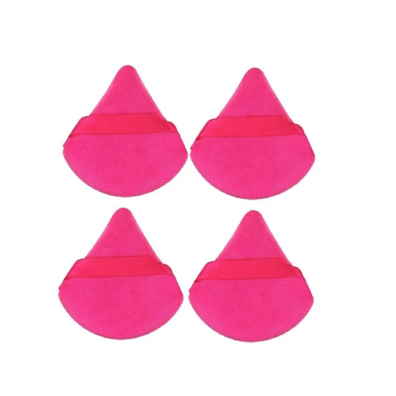 Triangle Powder Puff Soft Makeup Sponge for Face Make Up Eyes Contouring Shadow Cosmetic Washable Mini Velvet Foundation Puff