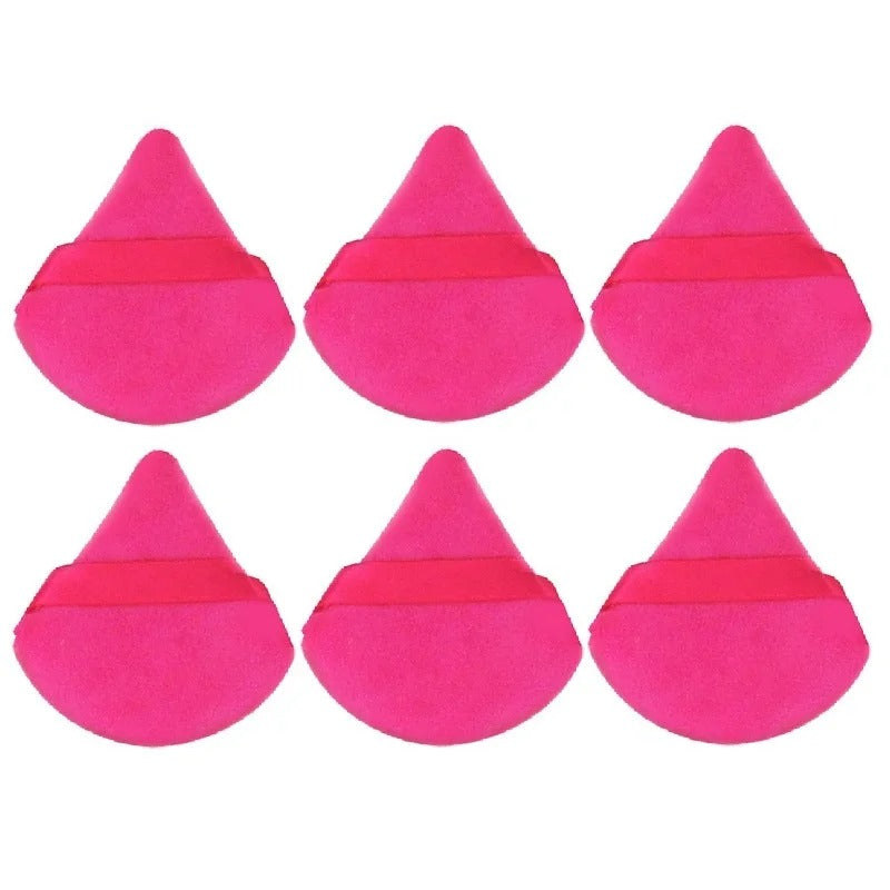 Triangle Powder Puff Soft Makeup Sponge for Face Make Up Eyes Contouring Shadow Cosmetic Washable Mini Velvet Foundation Puff