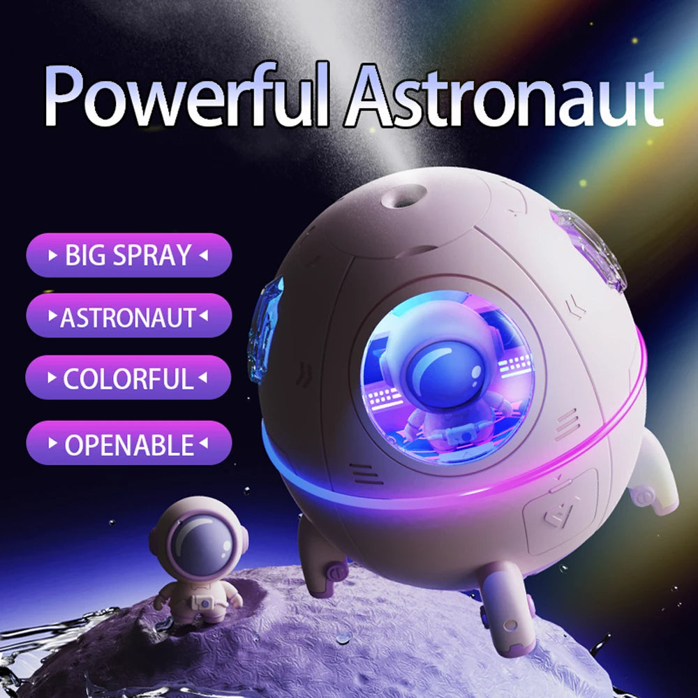 New Astronaut Air Humidifier 220ml With Night Light