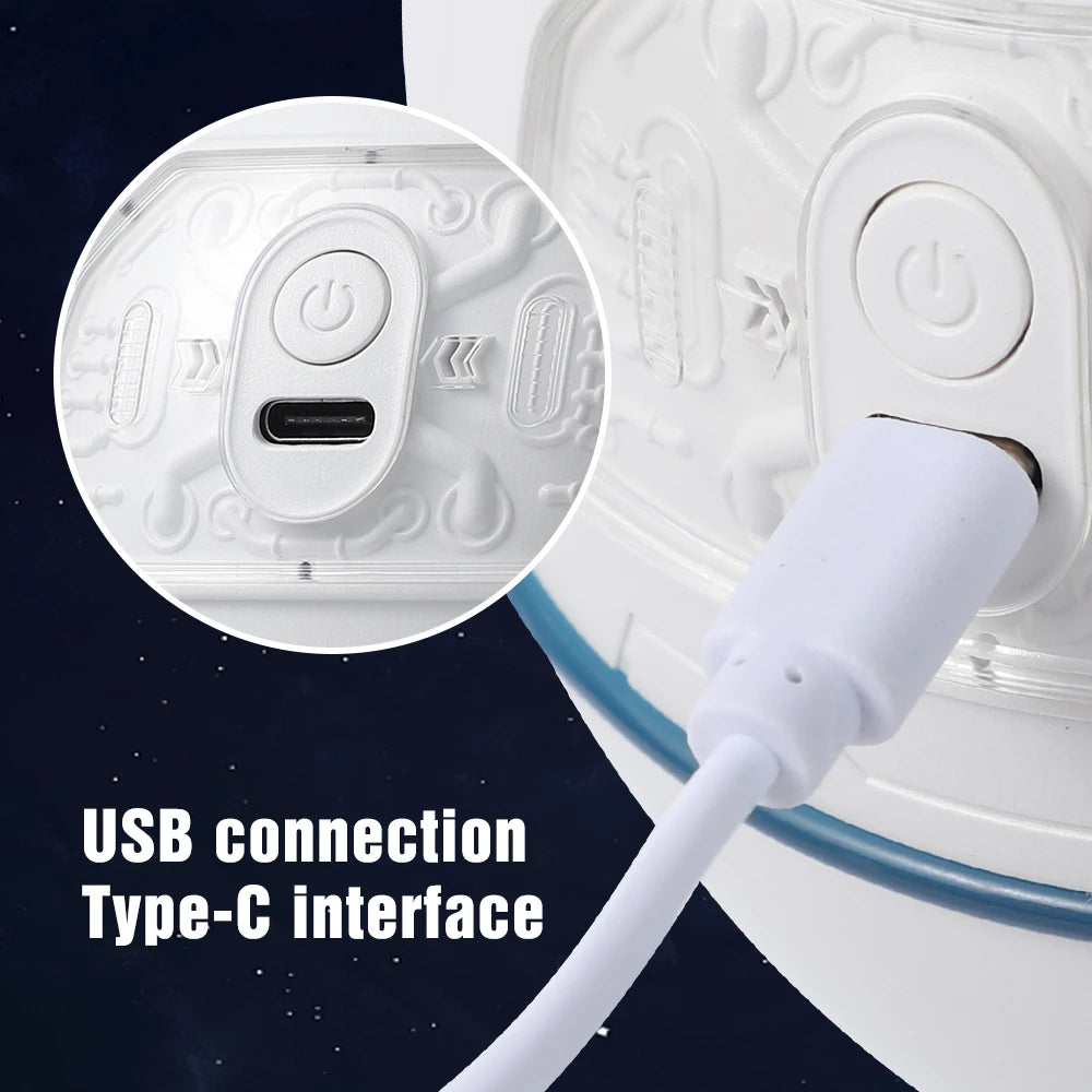 New Astronaut Air Humidifier 220ml With Night Light